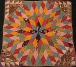 STARBURST CRADLE or DOLL QUILT