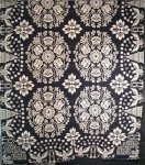 JAMES ALEXANDER 'AGRICULTURE AND MANUFACTURES...' ANTIQUE JACQUARD COVERLET