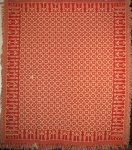 STARS DOUBLECLOTH ANTIQUE COVERLET