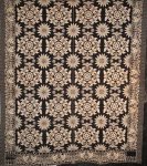 JACOB IMPSON, NY 1838 LADY'S FANCY ANTIQUE JACQUARD COVERLET