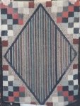 STRIPED DIAMOND| STEPPED SQUARES CORNERS