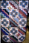 QUATREFOILS, ZIGZAGS, PADDLES ANTIQUE HOOKED RUG