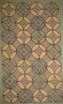 PINCUSHION ANTIQUE HOOKED RUG