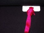 3yds Hand-Dyed Silk Ribbon 7MM - Fuschia *Discontinued Color*