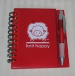 knit happy Idea Notebook (Red)