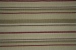 Orchard Cream Red & Green Striped Tea Towel
