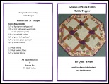 Grapes of Napa Valley Table Topper