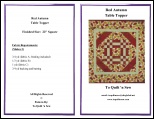 Red Autumn Table Topper