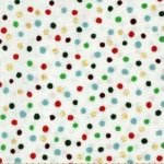 Alexander Henry - Christmas Time Holiday Dot - Natural - Metallic