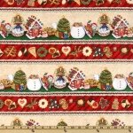 Wilmington Prints Christmas Cookie Jar Border