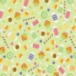 Riley Blake TRICK OR TREAT Fabric #C2532 Candy Green
