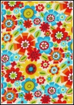 Timeless Treasures - Bright Owls Floral