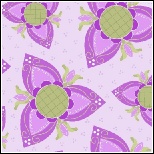 Amy Haberlin MARABELLA Fabric - Large Purple Flowers, SALE