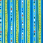 Amy Schimler Animal Party Too Party Stripe Summer 1 yard