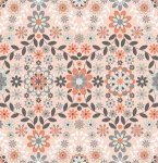Jenean Morrison Silent Cinema Sunrise Orange 1 yard