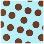 Robert Kaufman PIMATEX BASICS Fabric - Large Fun Dots Aqua, SALE