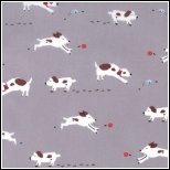Moda Sherbet Pips Swinging in Trees Scooter Grey