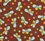 Sale - TWEET TWEET - Moda Butterfly Bark Brown 