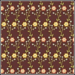 Sale Early Bird Cosmo Cricket Blooming Floral Brown