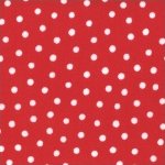 Moda Fabric Always Forever by Deb Strain  Candy Dots Romantic Red
