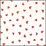 Moda L'Amour Tiny Hearts Vanilla 