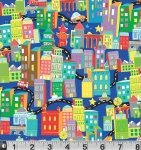 Jill McDonald What A World Around the City Blue