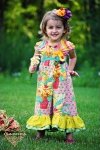 Anika's Ruffle Capris Romper PDF Pattern - Instant Download
