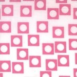 Moda Sherbet Pips Square Circles Bubble Gum Pink