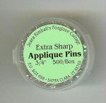 Jeana Kimball's Extra Sharp Applique Pins