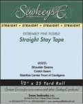 Straight Stay Tape 1/2, Natural