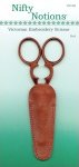 Victorian Embroidery Scissors, Green