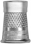 Featherweight Raised-Edge Thimble, size 6