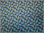 Button Flower- Navy  PWAB077