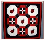 Lady Bug Signature Quilt 32” x 32”