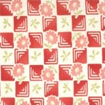 Flowers on Checker Board