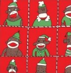 Sock Monkey Pictures in Red