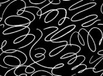 White Scribbles on Black