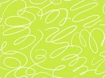 White Scribbles on Green