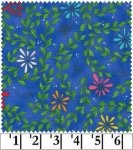 Vines on Royal Blue 