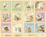 Quilting Treasures-Benjamin Bunny & Peter Rabbit-Maize-20934 S - J-14