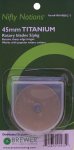 45mm Titanium Blades - 5 pack