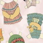 28117-X Paper Doll Cut Out Clothes Pink