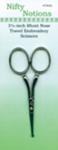 Blunt Nose Scissor Travel Embroidery 3 1/2