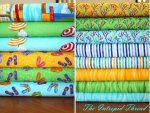 Ocean View - Half Yard Bundle in Aqua  includes Panel