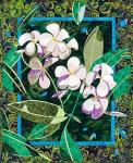 Bigfork Bay Cotton Co-Plumeria by Brenda Yirsa