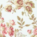 0005-01 *Sumptuous Living* Large Pink Floral on Blue