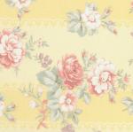 0019-02 *Somerset Cottage* Yellow Floral Stripe