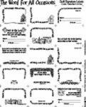 1fq750-theword-white * Scripture Based Quilt Labels - White