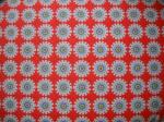 28099-2  *Zipadee Zoo* Blue Geometric on Red  was 9.25