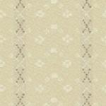 30056-4 *Buffalo Bill* Cream Crossstitch Floral Stripe